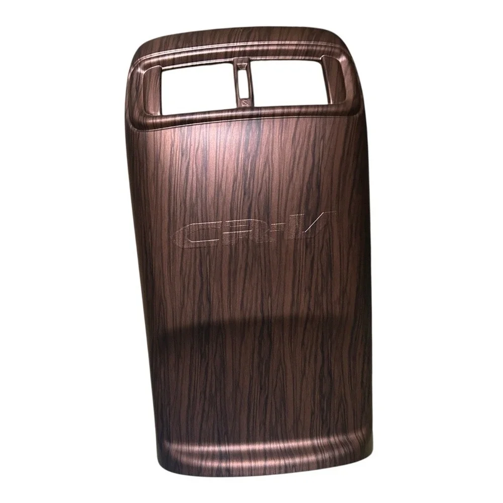 Wood Grain Rear Air Outlet Vent Panel Cover Trim For Honda CR-V 2017-2022